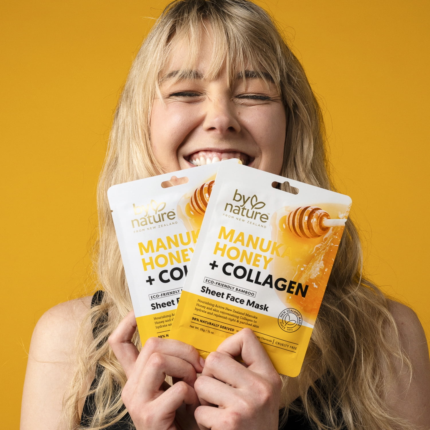 Nature Skin Mask 基本1週間分　未開封新品 Manuka Honey + Collagen Sheet Face Mask – By Nature Skincare Global