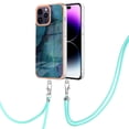 thumbnail image 2 of Allytechgroup Compatible with iPhone 16 Case with Lanyard, Slim Lightweight Shockproof Bumper Phone Case for iPhone 16 for Wome Girls, Green, 2 of 7