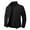 Black, variant on Men's Winter Casual Jacket Zip Up Stand Collar Lightweight Windproof Coat with Pockets for Work Travel and Daily Wear Outdoor Streetwear Urban