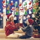 thumbnail image 5 of Guirnalda de pancartas de papel de Feliz Navidad, decoraciones navideñas para el hogar, adorno de Papá Noel, bandera colgante, suministros para fiestas de Año Nuevo 2024, 5 of 5