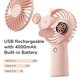 thumbnail image 2 of Handheld Fan, 2000mAh Portable Fan Mini Hand Fan, USB RechargeableFan, Battery Operated Small Fan, 2 of 5