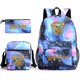 thumbnail image 1 of Children's Harry Potter Three-piece School Bag Printed Large Capacity Outdoor Backpack, 1 of 2