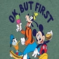 thumbnail image 3 of Mickey & Friends - Ok, But First Snacks - Women's Short Sleeve Graphic T-Shirt, 3 of 5