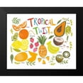 thumbnail image 2 of Zaman, Farida 24x20 Black Modern Framed Museum Art Print Titled - Fruity Smoothie II on White, 2 of 5