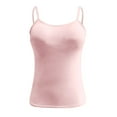 thumbnail image 4 of SNKSDGM Female Black Tank Top Woman Undershirt Summer Tank Tops for Women 2025 Vacation Ladies' Rims Bra Strap Vest with Chest Pad and Small Inner Tube Top S, 4 of 4