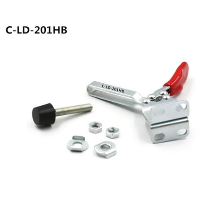 

2Pcs C-Ld-201Hb Quick Release Tool Fixture Toggle Clamp Clamping Force 27Kg 60Lb