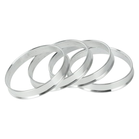 Unique Bargains Hub Centric Rings, 63.4mm ID to 67.1mm OD Vehicle Wheel Hubrings Aluminum Alloy, 4 Pcs