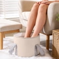 thumbnail image 4 of Euaioeiu Foldable Foot Spa Bath Basin Collapsible Soaking Tub Portable Foot Soaker Bucket for Travel Camping Home Relaxation Foot Care Therapy Stress Relief Hot Cold Water Soak, 4 of 6