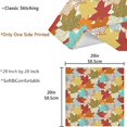 thumbnail image 3 of GZHJMY Trendy Colors Autumn Leaves Art Cloth Napkins, Set of 4 20 x 20 Inch Soft & Comfortable Polyester Dinner Napkins for Family, Home, Restaurant, Weddings, Parties, 3 of 5
