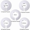 thumbnail image 2 of 25 pcs Simple Radiator Rosettes, Radiator Rosette, Radiator Pipe Protector, Floor Wall Hole Protector (12/16/20/25/32 mm), 2 of 5