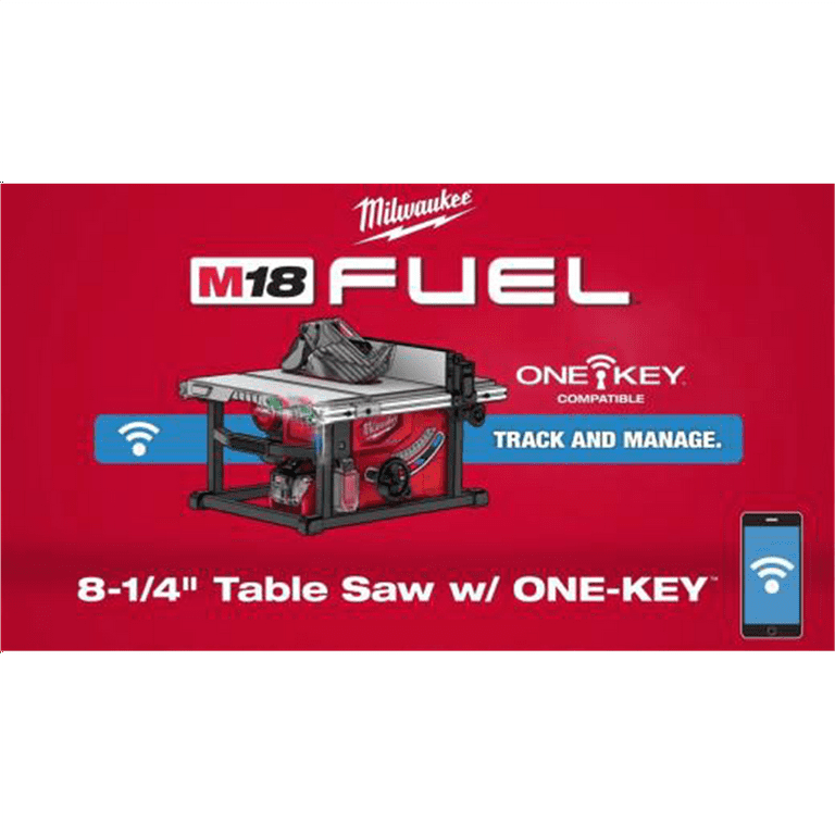 Milwaukee M18 FUEL 8 1 4 Table Saw with ONE KEY Circular Power Walmart