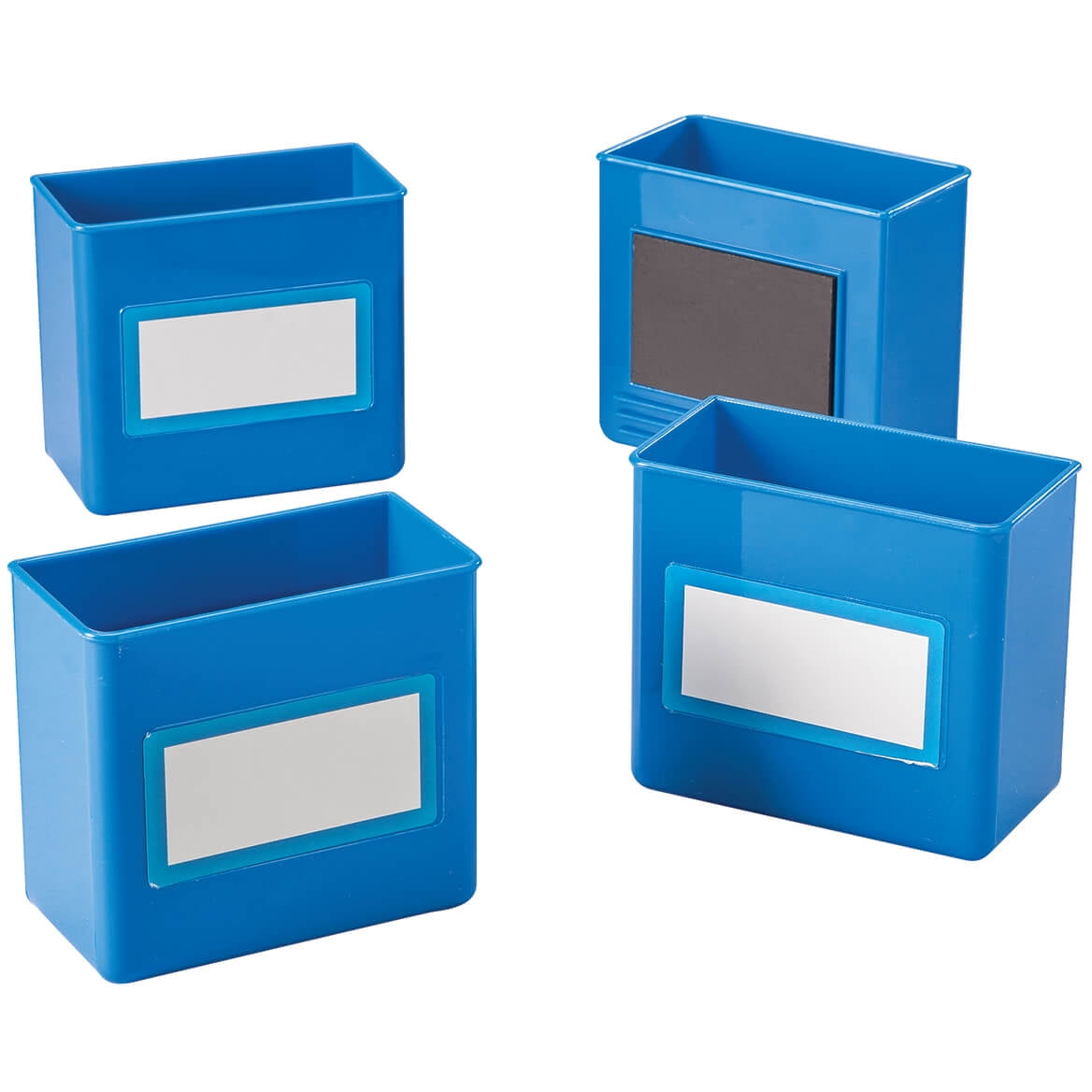 Storage Boxes with Erasable Whiteboard Front, Handy