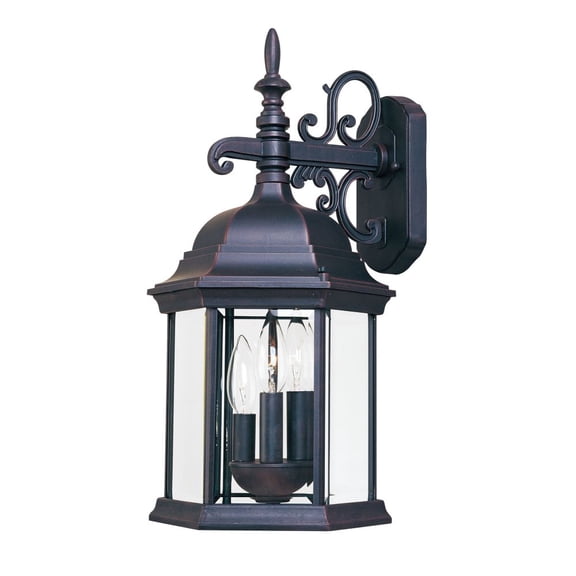 Maxim Lighting - Three Light Outdoor Wall Lantern - Outdoor Wall Mount - Cast-3