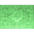 thumbnail image 1 of Ahgly Company Indoor Rectangle Medallion Emerald Green Traditional Area Rugs, 3' x 5', 1 of 4