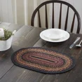 thumbnail image 6 of Placemat Heritage Farms Jute Primitive 10X15 Oval Braided Table Decor Vhc Brands, 6 of 6