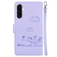 thumbnail image 3 of Flip Case for Samsung Galaxy A56 Card Slot Holder Kickstand Leather Wallet Cat Rfid, 3 of 5