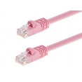 thumbnail image 1 of Monoprice Cat6 Ethernet Patch Cable - 5 Feet - Pink, Snagless RJ45, Stranded, 550Mhz, UTP, Pure Bare Copper Wire, 24AWG, 1 of 2