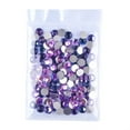 thumbnail image 6 of Crystal AB Glitter Rhinestone Glass Non Hotfix Rhinestones Flatback Diamond Nail Art Decorations, 6 of 7