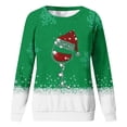 thumbnail image 5 of FUZHIQ Christmas Sweatshirts for Girl Long Sleeve Red Glass Print Crewneck Sweatshirt Winter Soft Warm Pullover Top Xmas Blouses, 5 of 5