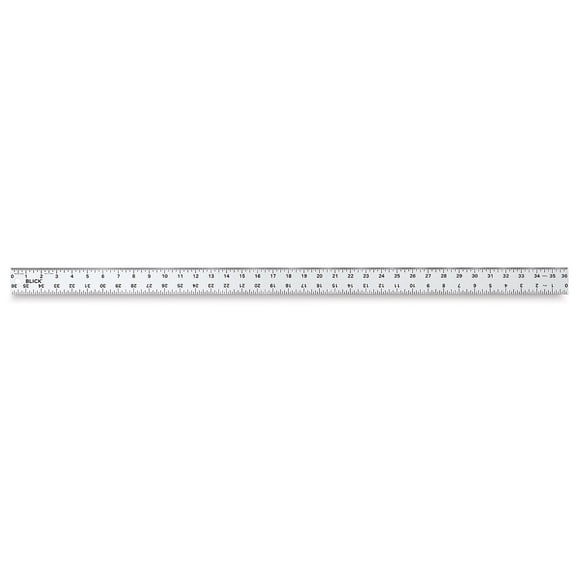 Blick Aluminum Straightedge Ruler - 36"