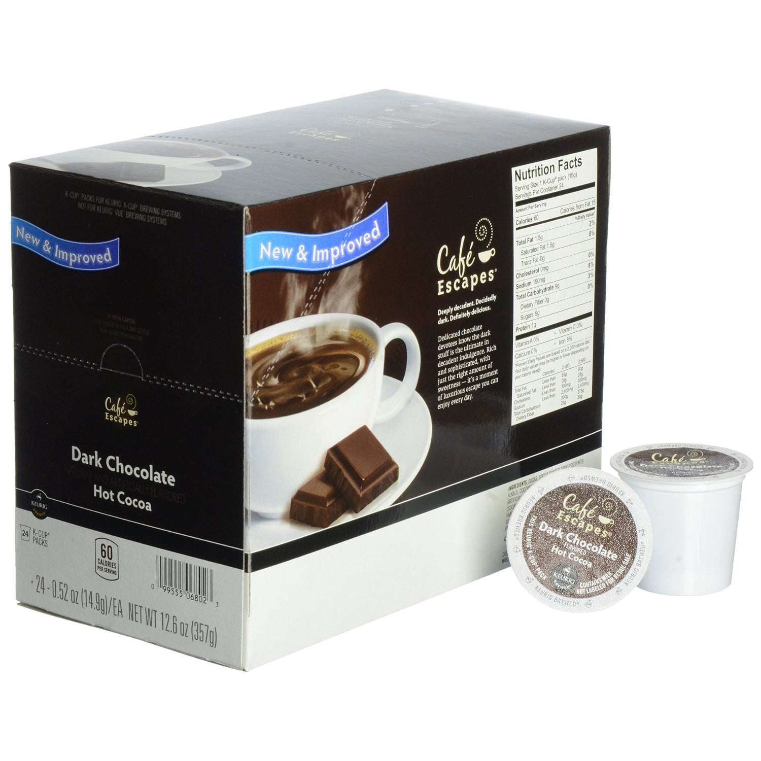 Cafe escapes top dark chocolate