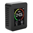thumbnail image 3 of Detector de CO2, Sensor TVOC Cargo USB Clear Display Air Monitor 400-5000ppm Para Hotel, 3 of 7