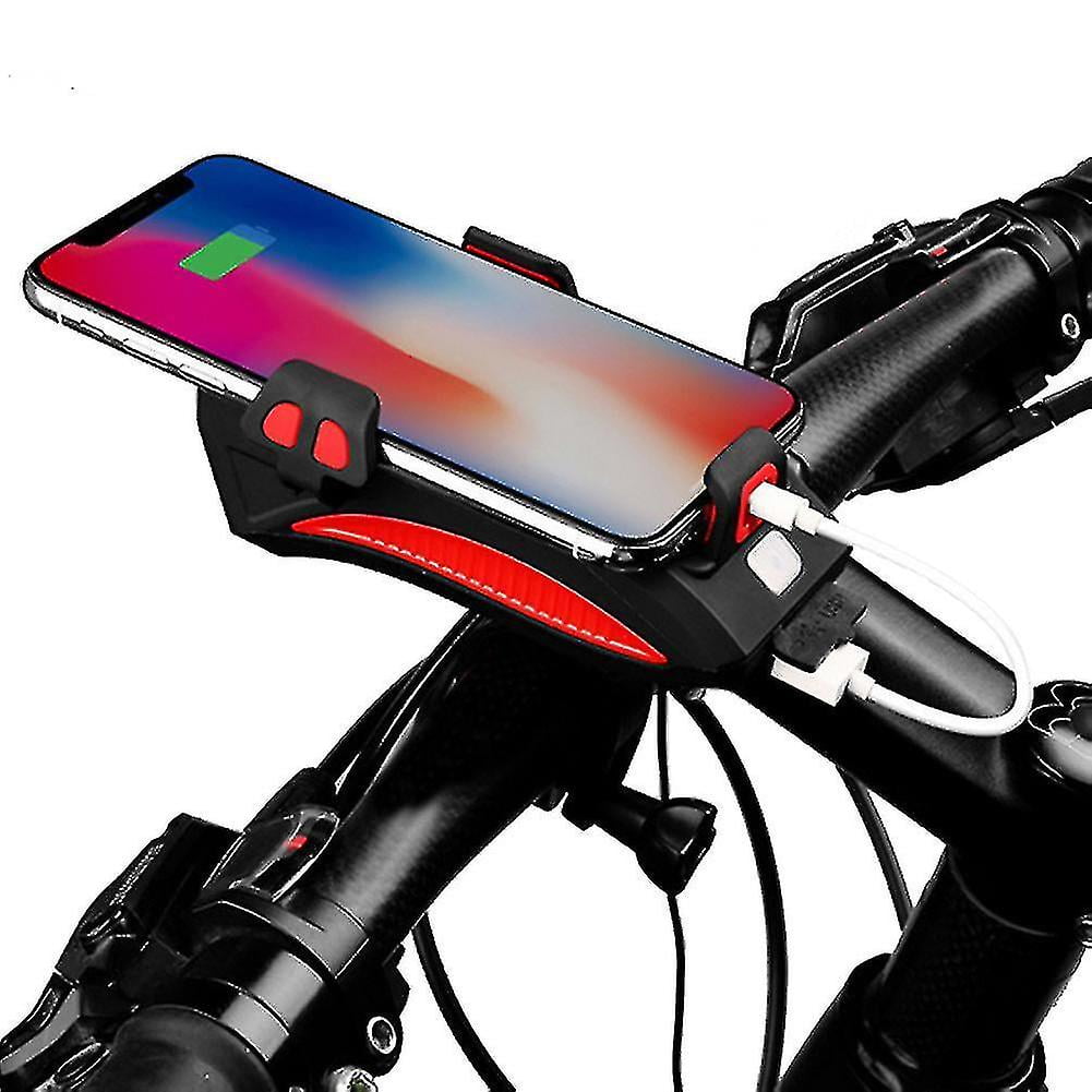Blue In Bicycle Handlebar Power Bank Phone Stand Holder