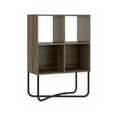 thumbnail image 5 of Techni Mobili Modern Geometric Bookcase, Walnut RTA-983BC-WAL, 5 of 12