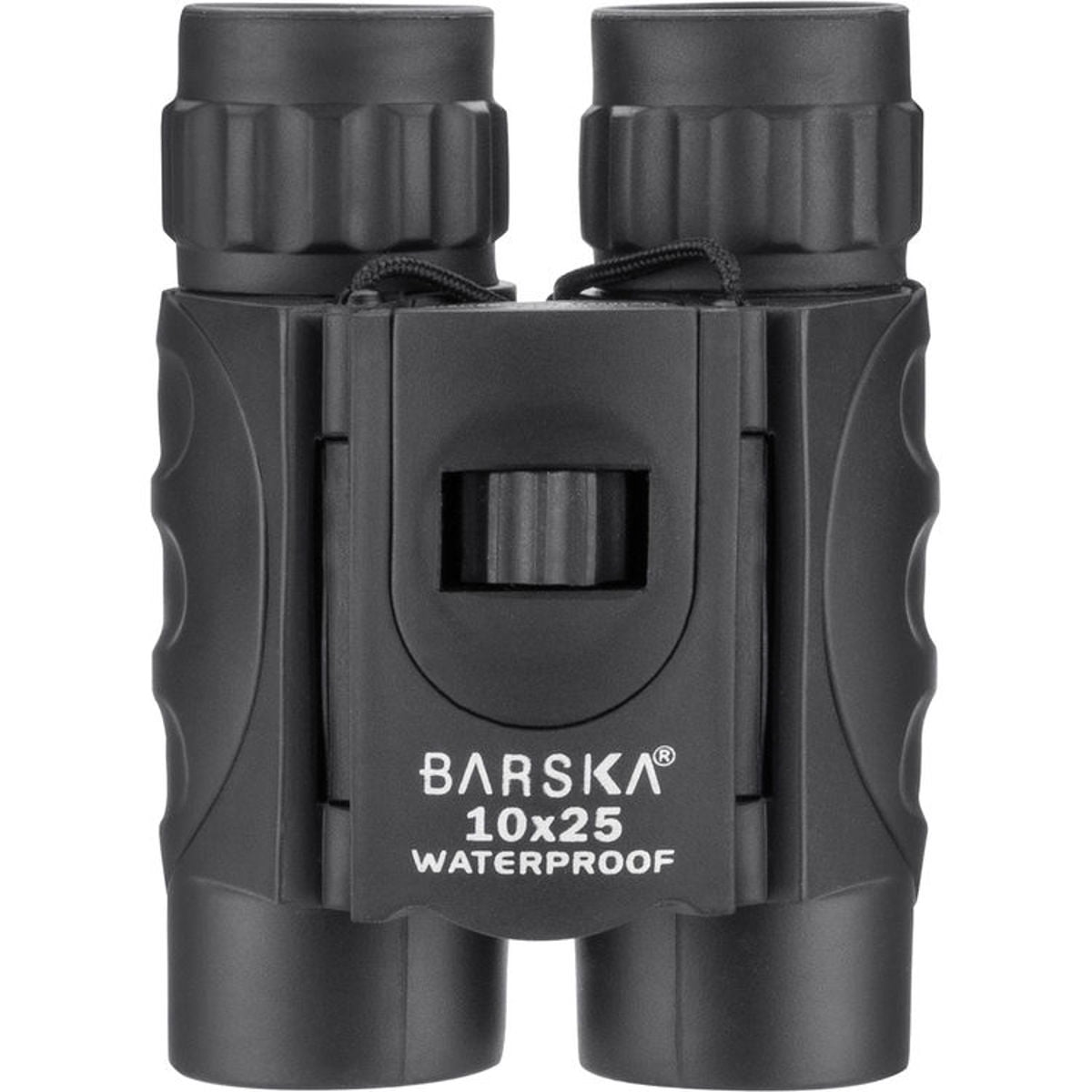 BARSKA 10x25mm Black Waterproof Compact Binoculars
