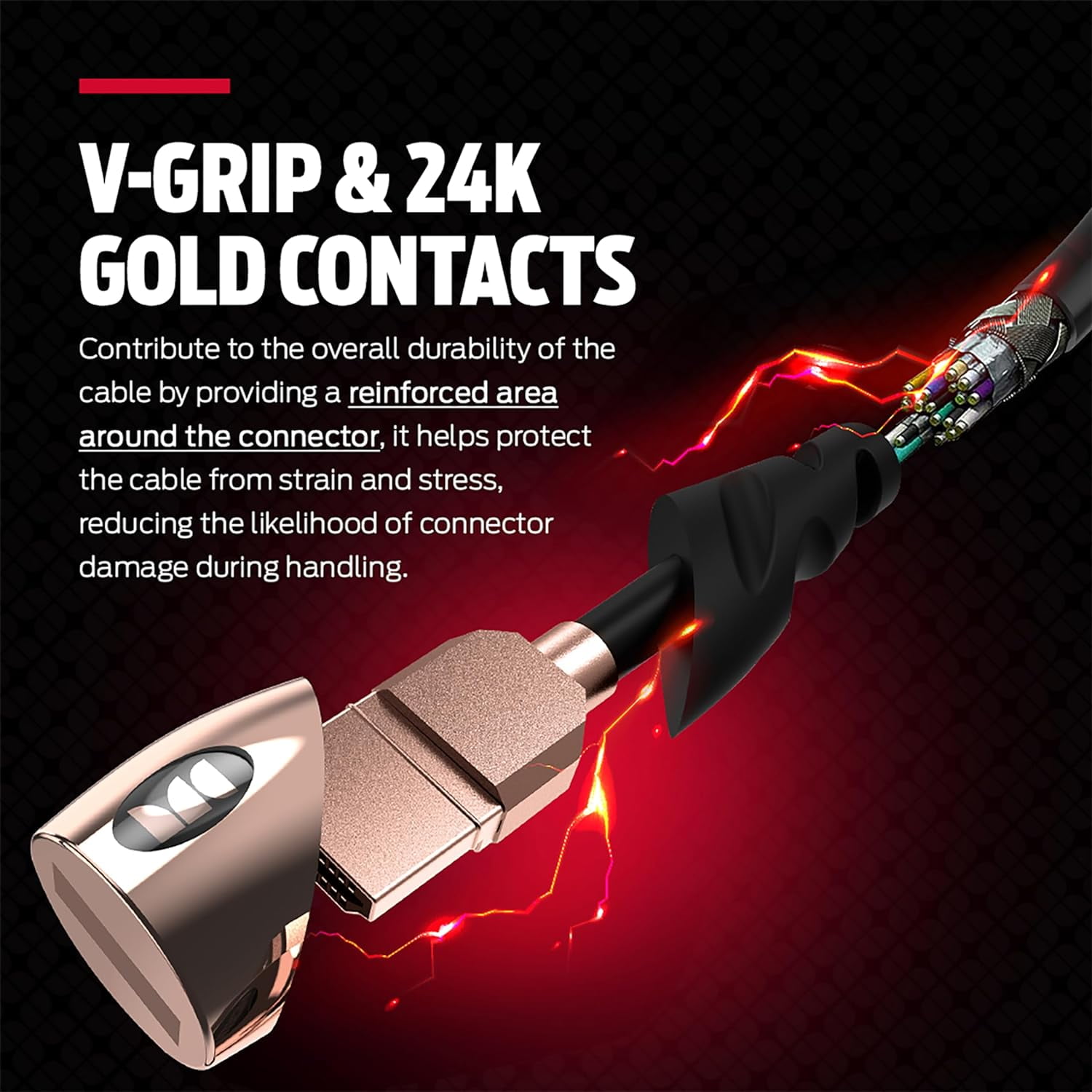 Monster HDMI 4K Ultra High-Speed Cable 8FT, 21Gbps, Optimized for PS5, Xbox, Roku, Apple TV