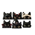 thumbnail image 6 of sruoe Vintage Halloween Decorations,6 PCS Halloween Wooden Character Tabletop Decor,Vintage Black Cat Table Decor, Halloween Tiered Tray Decoration,Farmhouse Tabletop Centerpiece, 6 of 6