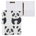 thumbnail image 3 of Pandas 3 Ring Binders 1.5 inch Hardcover File Folders with Interior Pockets A4 Size Organizer for School Office Hospital, 3 of 8