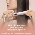 thumbnail image 4 of Portable 2-in-1 Ionic Ceramic Hair Straightener & Curler, USB Rechargeable Touch-Screen Flat Iron for Women – Anti-Scald, Adjustable Temp, Perfect for Airy Bangs, Fine/Short Hair, 4 of 6