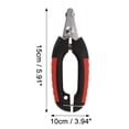 thumbnail image 4 of Cortauñas para mascotas duraderos de Unique Bargains, 1 set con lima para perro y gato, rojo y negro, grande, 4 of 6