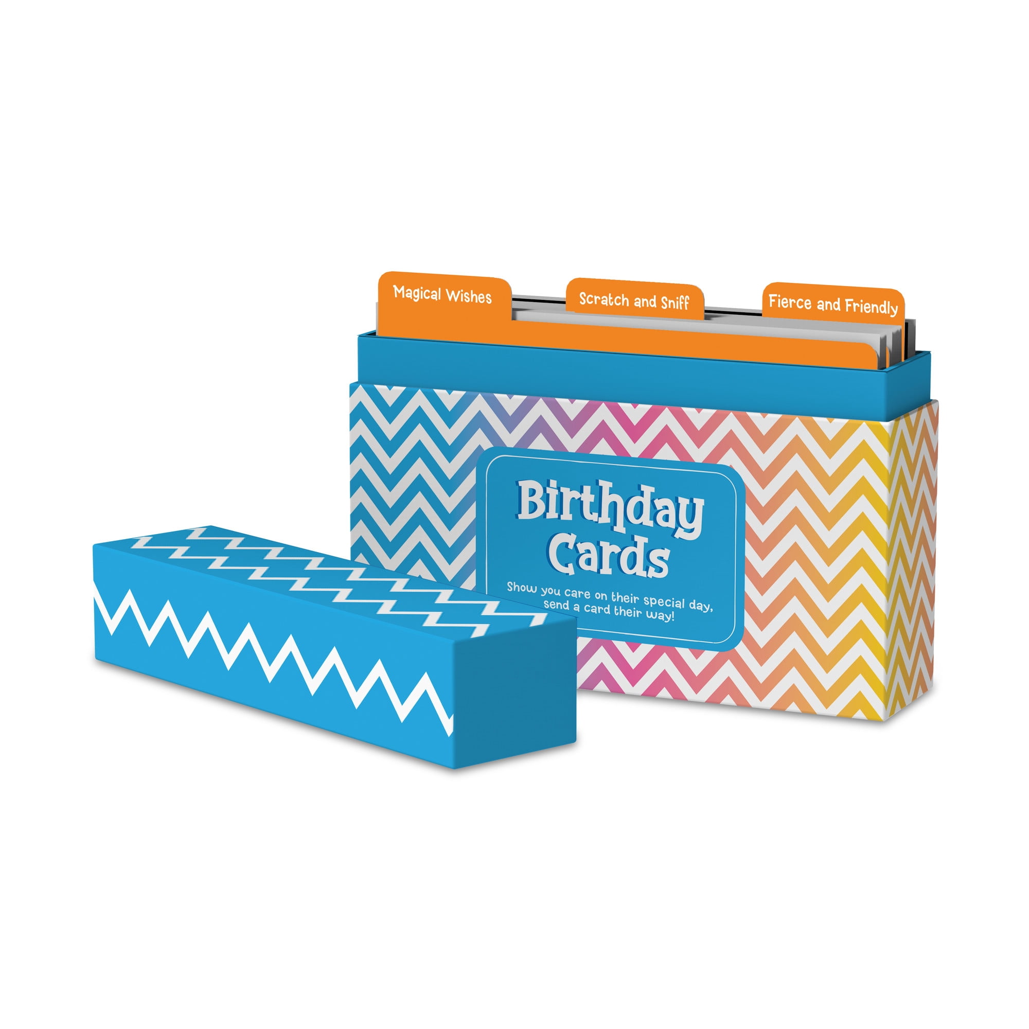 Peaceable Kingdom Birthday Card Assortment Box, 20 Birthday Cards With Envelopes & Storage Box