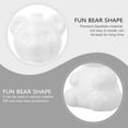 thumbnail image 2 of Miangastore 20 Pcs Modélisations en Forme d'Ours Adorables Décorations de Fleurs Intéressantes (Blanc), 2 of 9