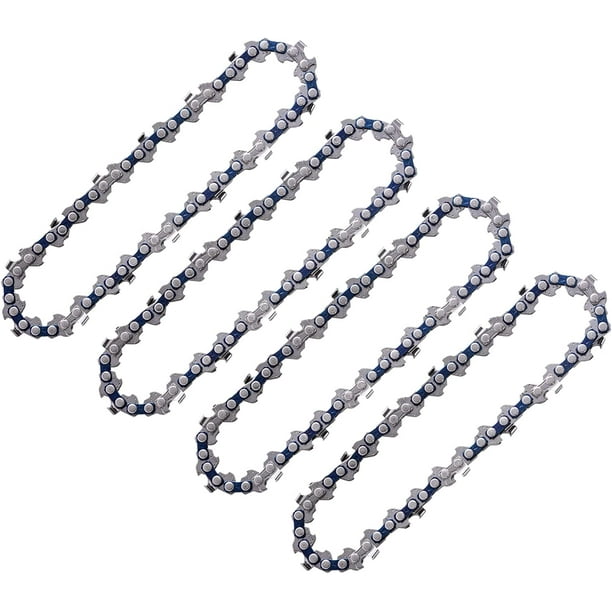 4 Pcs 4 Inch Chainsaw Blade, Mini Chainsaw Chain Replacement, Portable