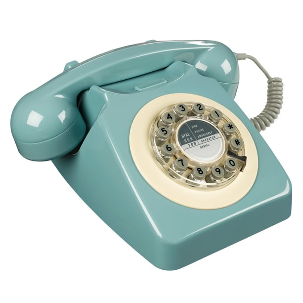 Retro 746 Series Rotary Corded Landline Phone
