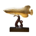 thumbnail image 1 of Estatua decorativa de dorado, escultura de Animal de resina, adorno artesanal para dormitorio, estante, centro de mesa, sala de estar, 1 of 5