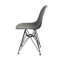 thumbnail image 3 of Leejay Gray Plastic Modern Dining Chairs for Dining Rooms, Living Room and Offices, Set of 6, 3 of 5