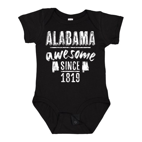 Inktastic Alabama Awesome Since 1819 Boys or Girls Baby Bodysuit