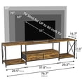 thumbnail image 3 of JAFUSI TV Stand for TVs up to 80" 85" 90",Entertainment Center for living room,Rustic Brown, 3 of 7