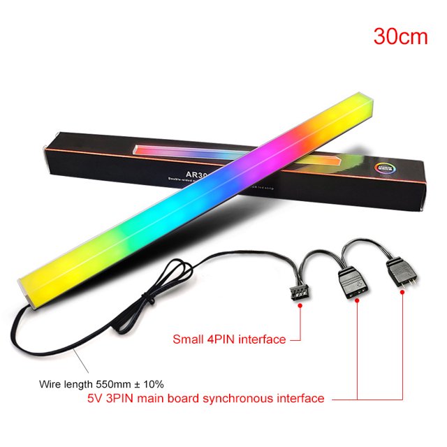 Computer Case Diamond LED Strip Light Rainbow PC Case Lighting LED