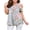 Peony Gray, variant on Womens Cold Shoulder Tops Floral Print Casual Summer Tops Short Sleeve Blouse Cogild
