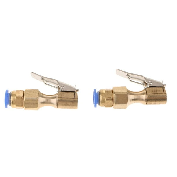 1 Par De Boquillas De Compresor De Aire Para De Coche, Clip De 8 Mm, Conector De Válvula De
