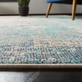 thumbnail image 3 of SAFAVIEH Madison Oscar Abstract Distressed Area Rug, Blue/Grey, 8' x 10', 3 of 7