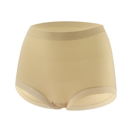 

GWAABD Seamless Bubble Women s Panties Women Shaper Panties High Waist Lace Comfortable Breathable Seamless Arm Lift Panties
