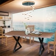 thumbnail image 3 of Gulf Coast Acacia Wood Dining Table, 79 inch, 3 of 5