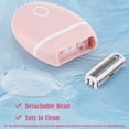 thumbnail image 4 of Afeitadora eléctrica para mujer: compacta, inalámbrica, para usar en seco y húmedo, con doble recortador para una piel suave y rápida, ideal para la línea del bikini y para viajes. BEAUTISILK (rosa), 4 of 5