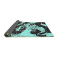 thumbnail image 2 of Ahgly Company Indoor Rectangle Abstract Turquoise Blue Modern Area Rugs, 8' x 12', 2 of 4